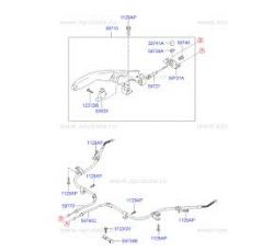 HYUNDAI ACCENT 00-02 EL FREN TABANCASI MİLENYUM 00-02/ADMİRA ACCENT 03-06